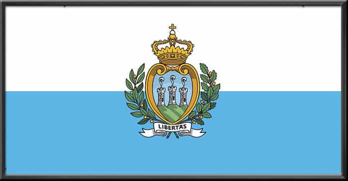 san marino flag