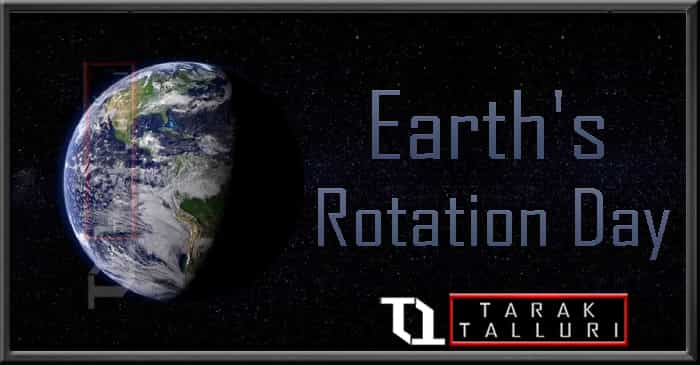 Earth's Rotation Day Earths Rotation Day