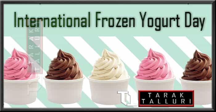 International Frozen Yogurt Day