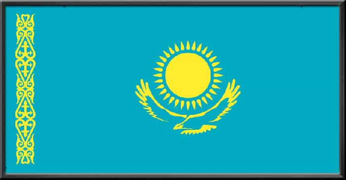 Kazakhstan flag