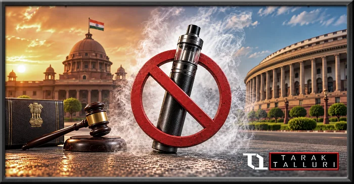 E-cigarettes banned in India.
