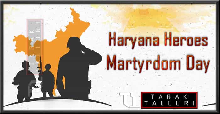 Haryana's War Heroes Martyrdom Day Haryana Heroes’ Martyrdom Day Shaheedi Diwas