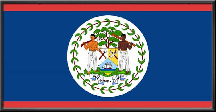 belize flag