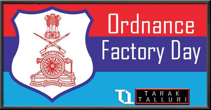Ordnance Factories Day - India