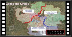 The Greater Hyderabad Municipal Corporation was divided into three corporations