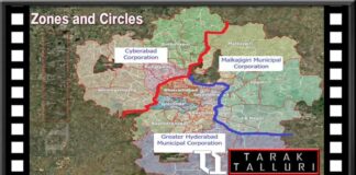 Greater Hyderabad Municipal Corporation was divided (GHMC), Cyberabad Municipal Corporation (CMC), and Malkajgiri Municipal Corporation (MMC)