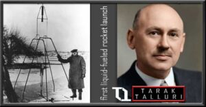 world’s first liquid-fueled rocket was launched by Robert H. Goddard